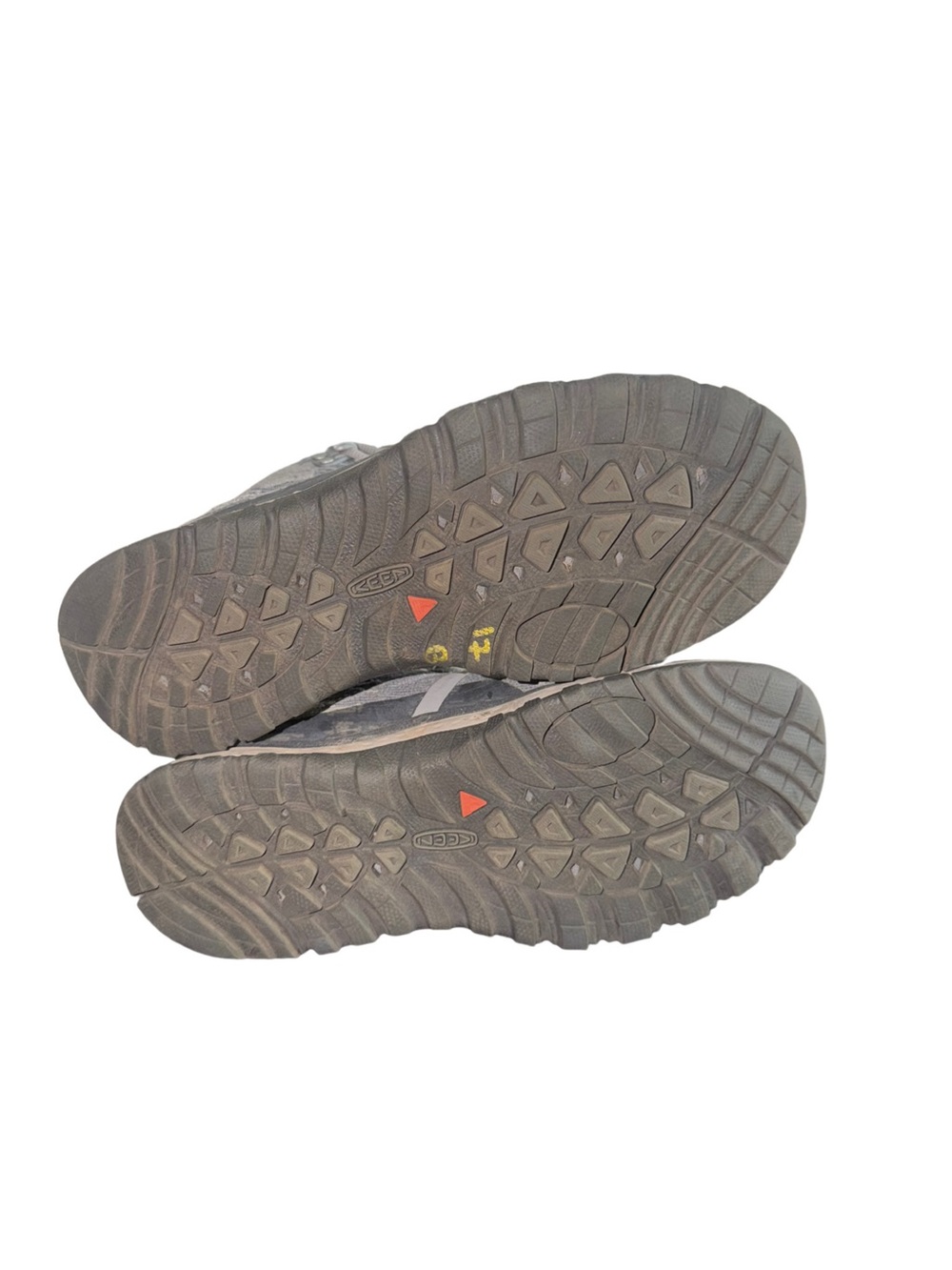 Keen Women's Gray Lace-Up Hiking Boots size 8.5 - Picture 4 of 6